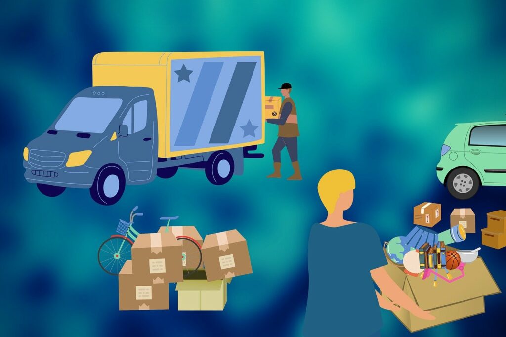 Le symbole du déménagement