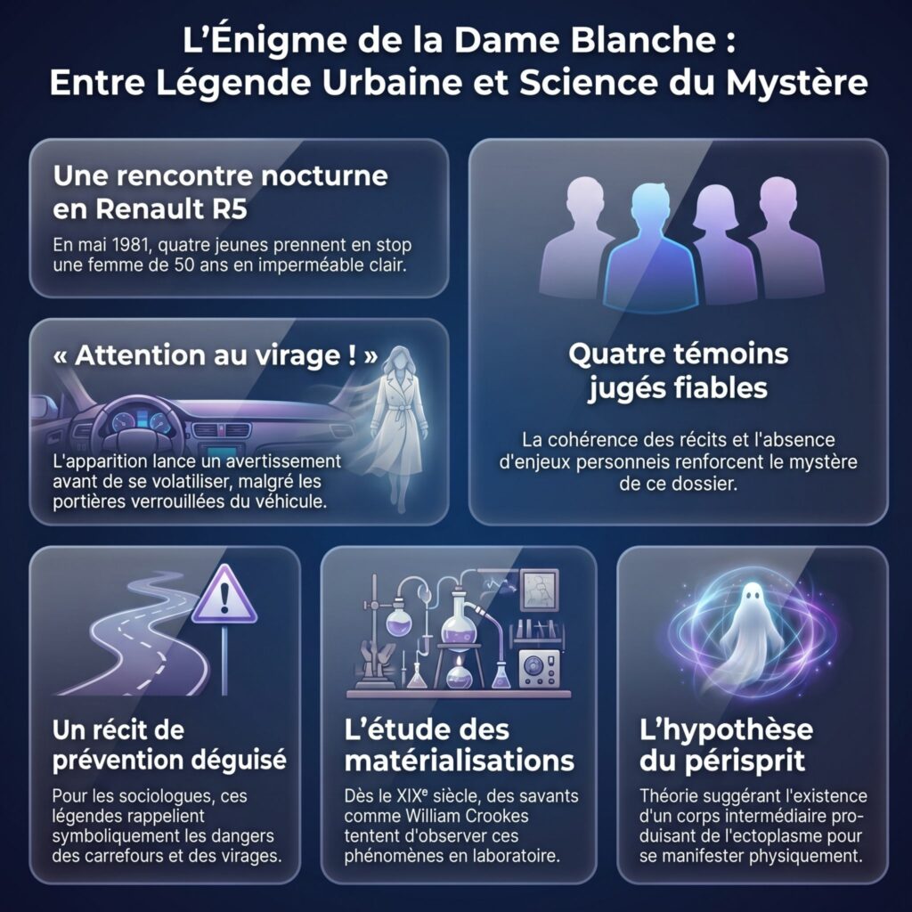 Une apparition sur la route